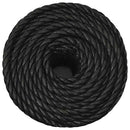 arbejdsreb 14 mm 25 m polypropylen sort