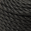 arbejdsreb 14 mm 25 m polypropylen sort