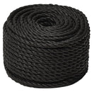 arbejdsreb 16 mm 50 m polypropylen sort