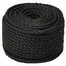 arbejdsreb 20 mm 50 m polypropylen sort