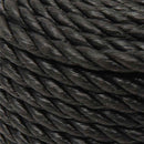 arbejdsreb 20 mm 50 m polypropylen sort