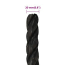 arbejdsreb 20 mm 50 m polypropylen sort