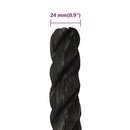 arbejdsreb 24 mm 50 m polypropylen sort