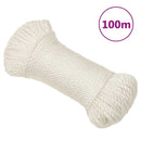 arbejdsreb 6 mm 100 m polypropylen hvid