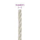 arbejdsreb 8 mm 100 m polypropylen hvid