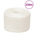 arbejdsreb 10 mm 250 m polypropylen hvid