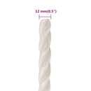 arbejdsreb 12 mm 100 m polypropylen hvid