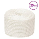 arbejdsreb 14 mm 25 m polypropylen hvid
