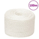 arbejdsreb 16 mm 100 m polypropylen hvid