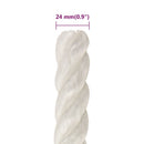 arbejdsreb 24 mm 50 m polypropylen hvid