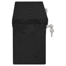 opbevaringskasse 50x15x20,5 cm aluminium sort