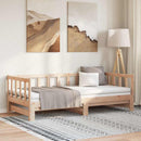 daybed med udtræk 2x(80x200) cm massivt fyrretræ