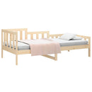 daybed uden madras 80x200 cm massivt fyrretræ