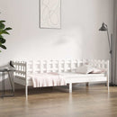 daybed uden madras 90x200 cm massivt fyrretræ hvid