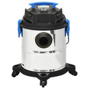 våd-/tørstøvsuger 1200 W 20 l sølvfarvet