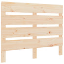 sengegavl 90x3x80 cm massivt fyrretræ
