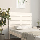 sengegærde 90x3x80 cm massivt fyrretræ hvid