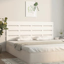 sengegavl 160x3x80 cm massivt fyrretræ hvid