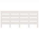 sengegavl 160x3x80 cm massivt fyrretræ hvid