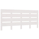 sengegavl 180x3x80 cm massivt fyrretræ hvid