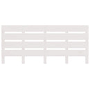 sengegavl 180x3x80 cm massivt fyrretræ hvid