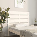 sengegærde 75x3x80 cm massivt fyrretræ hvid