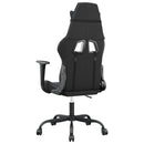 gamingstol med massagefunktion kunstlæder sort