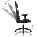 gamingstol m. massagefunktion kunstlæder sort og camouflage