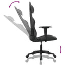 gamingstol med massagefunktion kunstlæder sort