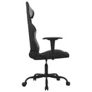gamingstol med massagefunktion sort og lysegrå