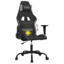 gamingstol med massagefunktion sort og lysegrå