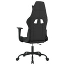 gamingstol med massagefunktion stof sort og gråbrun