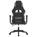 gamingstol med massagefunktion sort og lysegrå
