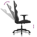 gamingstol med massagefunktion sort og lysegrå