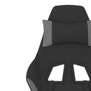 gamingstol med massagefunktion sort og lysegrå