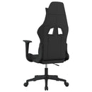 gamingstol med massagefunktion stof sort og blå