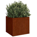 plantekasser 2 stk. 49x47x46 cm cortenstål