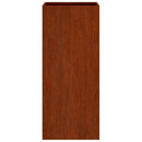 plantekasse 32x29x75 cm cortenstål