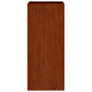plantekasse 32x29x75 cm cortenstål
