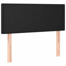 sengegavl 80x5x78/88 cm kunstlæder sort