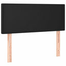 sengegavl 90x5x78/88 cm kunstlæder sort
