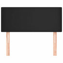 sengegavl 90x5x78/88 cm kunstlæder sort