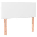 sengegavl 90x5x78/88 cm kunstlæder hvid