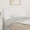 sengegavl 100x5x78/88 cm kunstlæder hvid