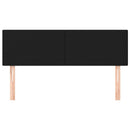 sengegavle 144x5x78/88 cm stof sort