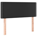 sengegavl 80x5x78/88 cm kunstlæder sort