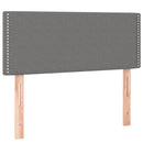 sengegavl 90x5x78/88 cm stof mørkegrå