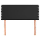 sengegavl 90x5x78/88 cm kunstlæder sort