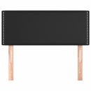 sengegavl 100x5x78/88 cm kunstlæder sort