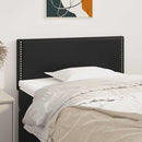 sengegavl 100x5x78/88 cm kunstlæder sort